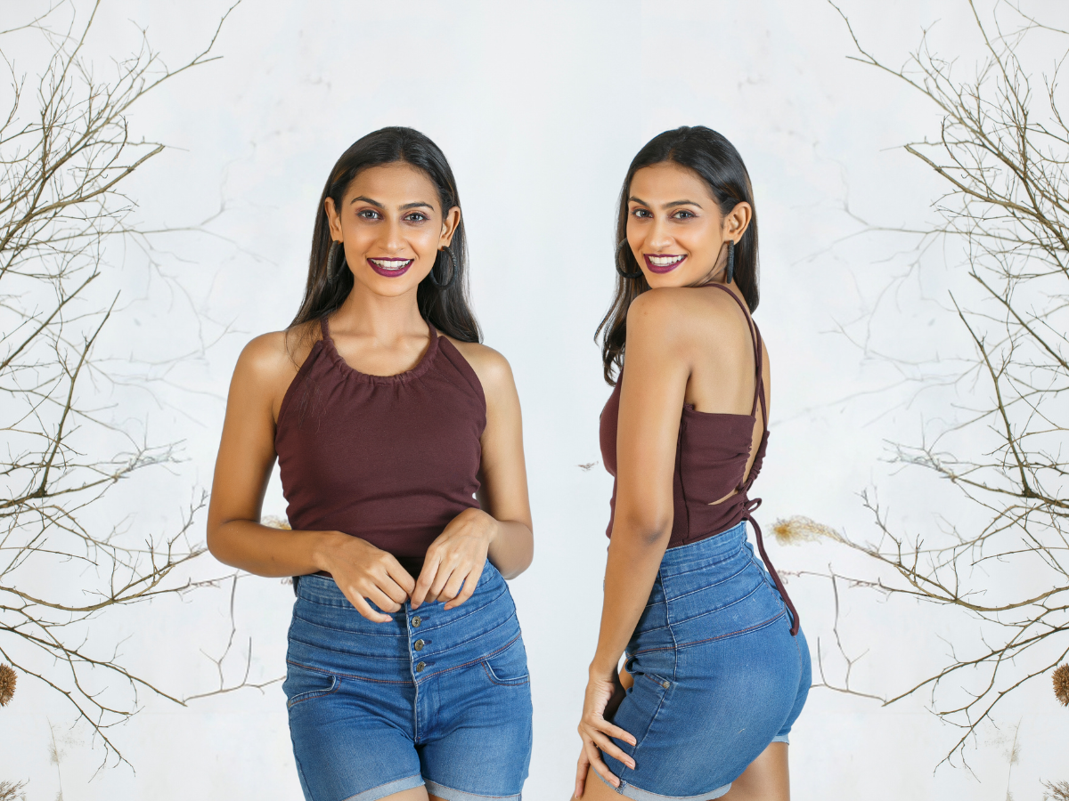 Urban Rib Knit Short Sleeve Tee Dress for Women