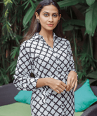 LONG SLEEVE SHIRT DRESS