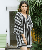 CO RIYA VINTAGE STRIPE ROMPER