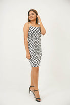 FRONT TIE MINI DRESS