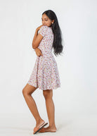 SHORT FLORAL DRESS