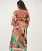 tropical maxi dress