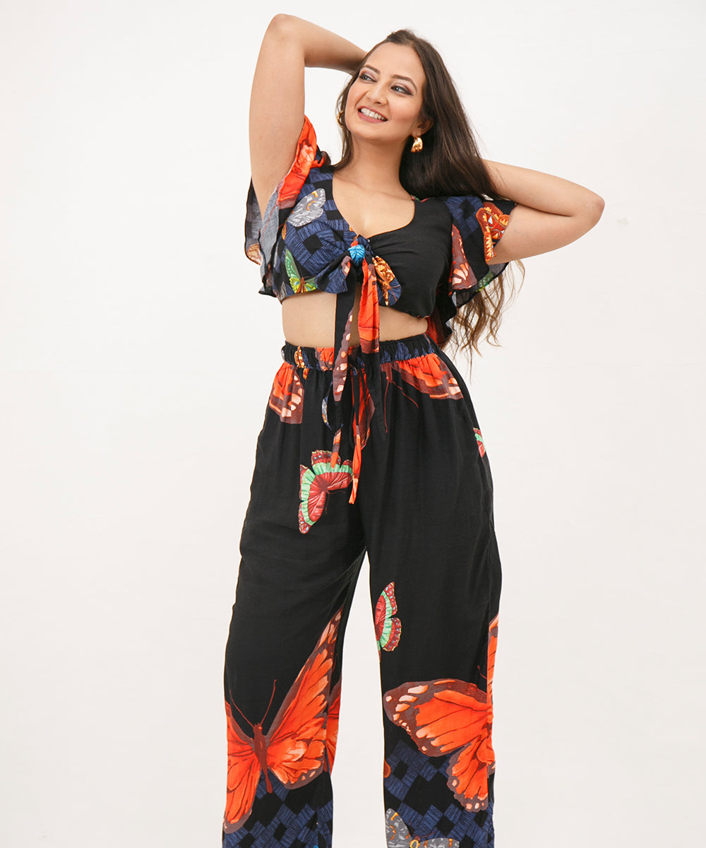 PRINTED TWO PIECE PANT AND TOP
