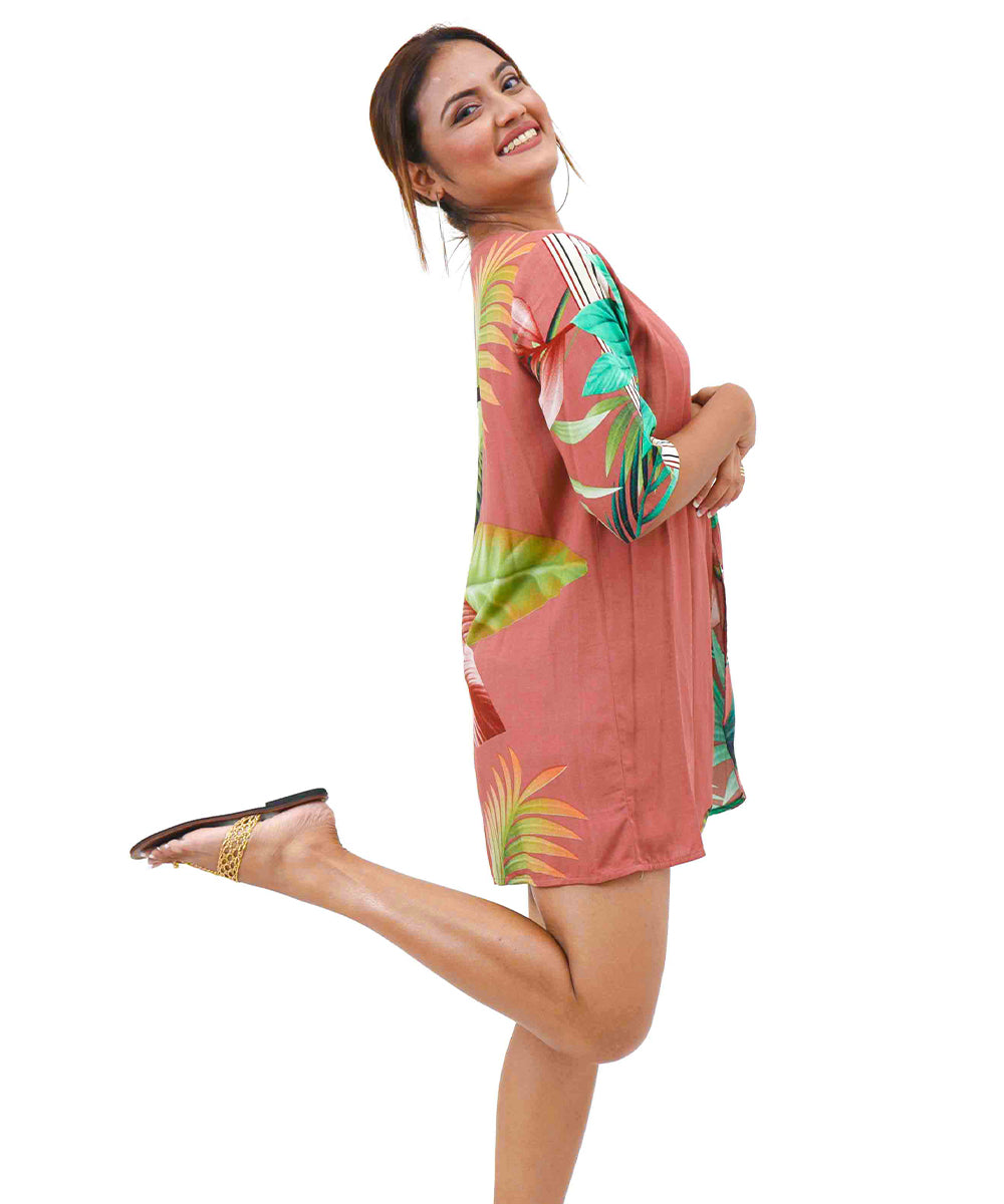 TROPICAL PRINT KIMONO 2