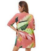 TROPICAL PRINT KIMONO back