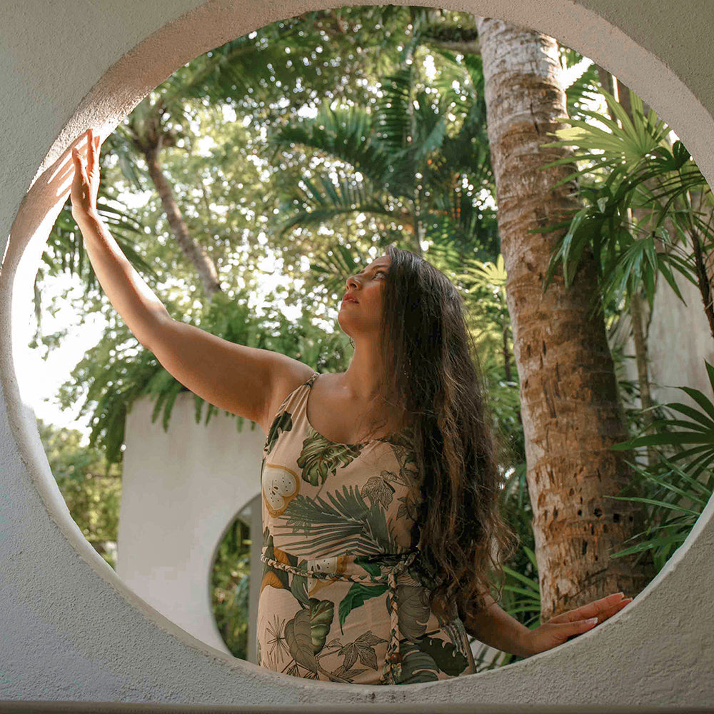 FLORAL SLEEVELESS JUMPSUIT